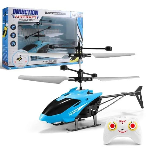 RC Flying Helicopter Toy Airplane Remote or Gesture Hand Control USB