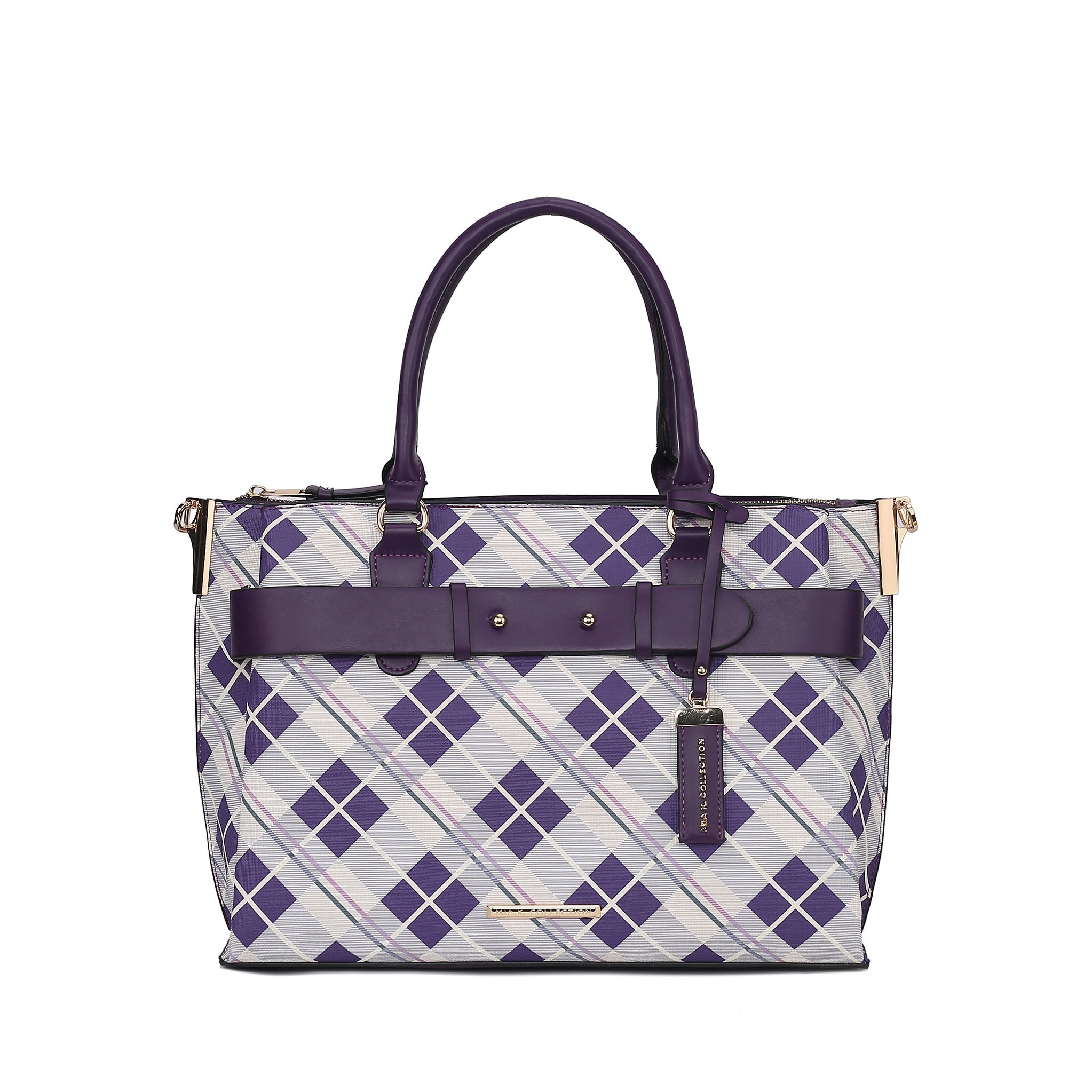 Vivian Plaid Shoulder Bag