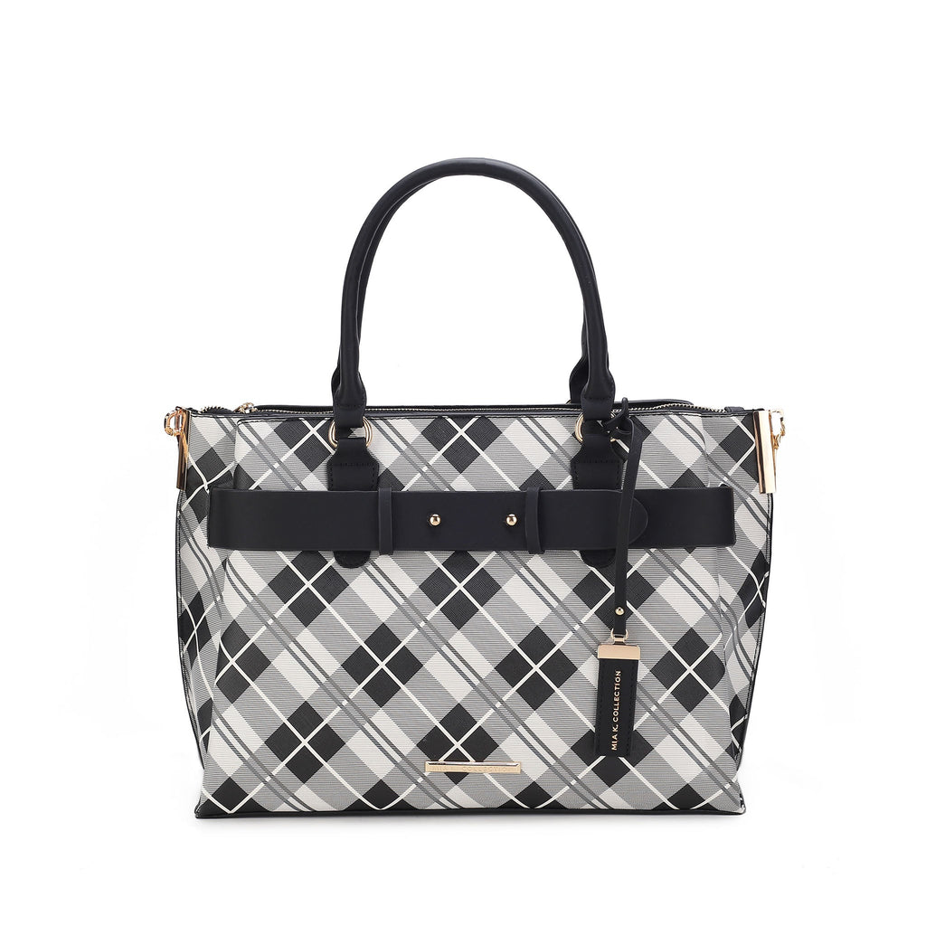 Vivian Plaid Shoulder Bag