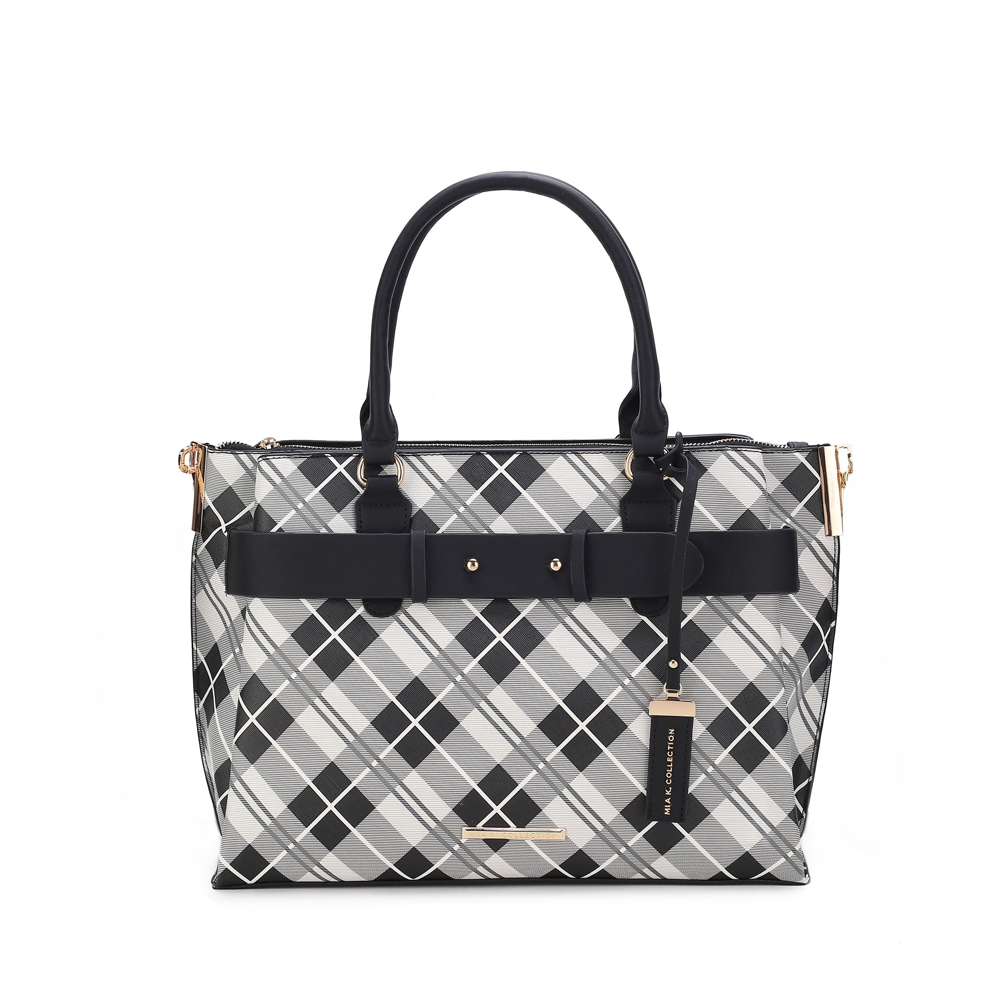 Vivian Plaid Shoulder Bag