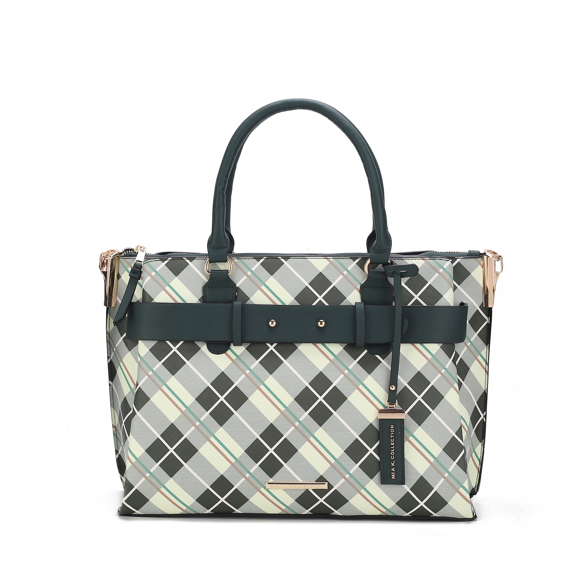 Vivian Plaid Shoulder Bag