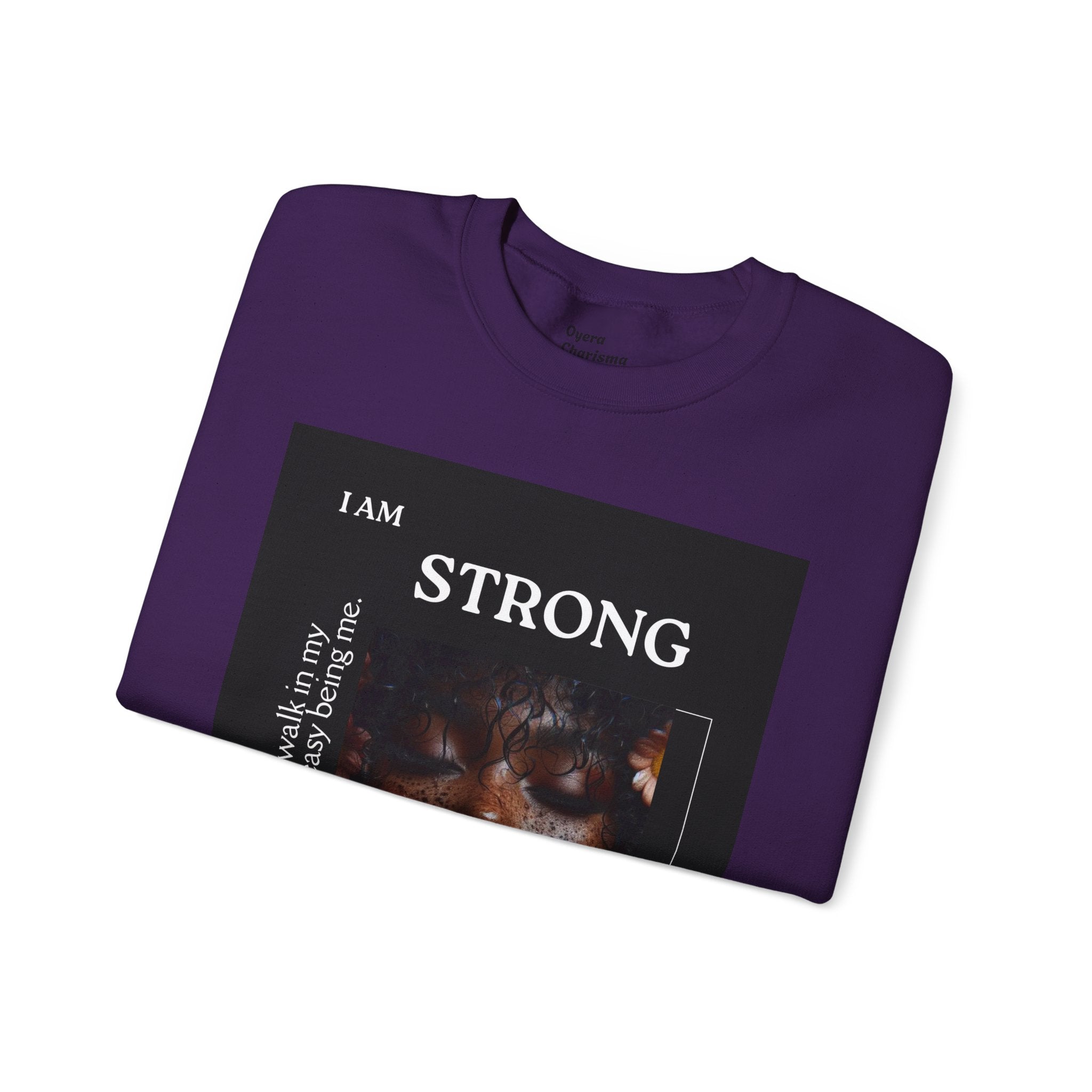 “I Am STRONG” Heavy Blend™ Crewneck