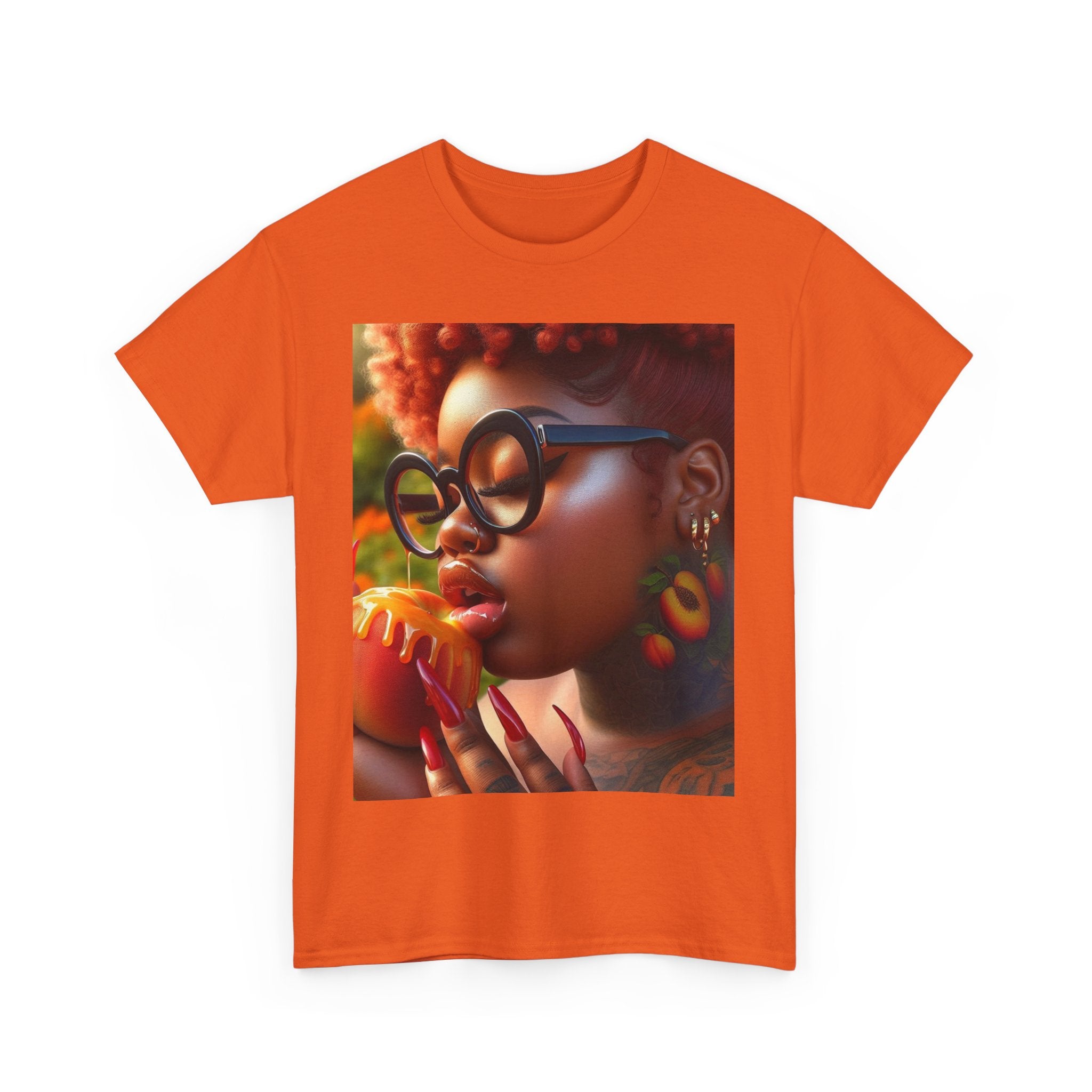 “Georgia Peach” Cotton Graphic Tee