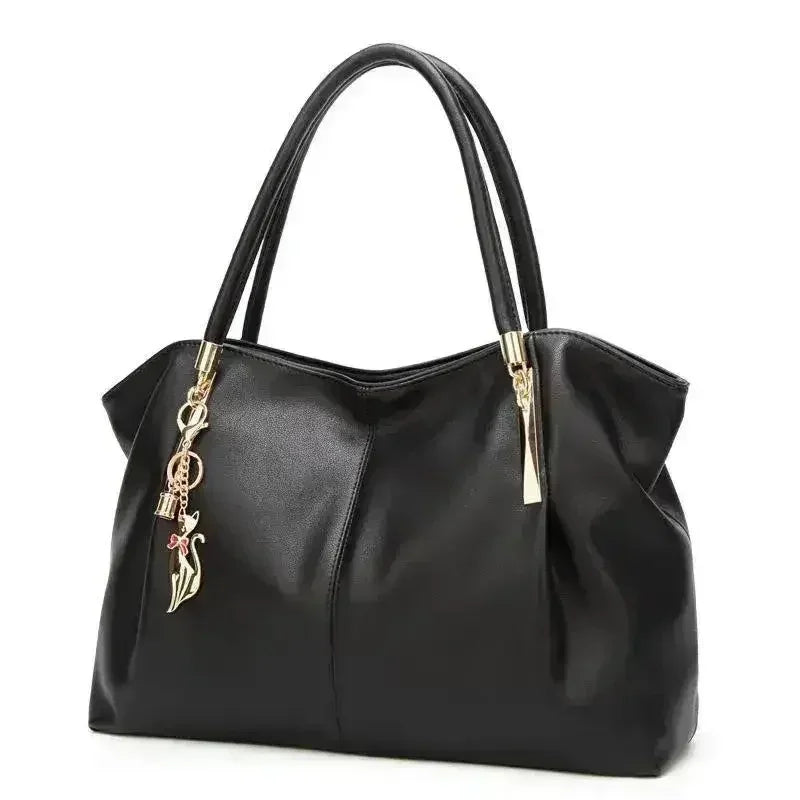 Large Capacity Solid Color Fashion Handbag For Women