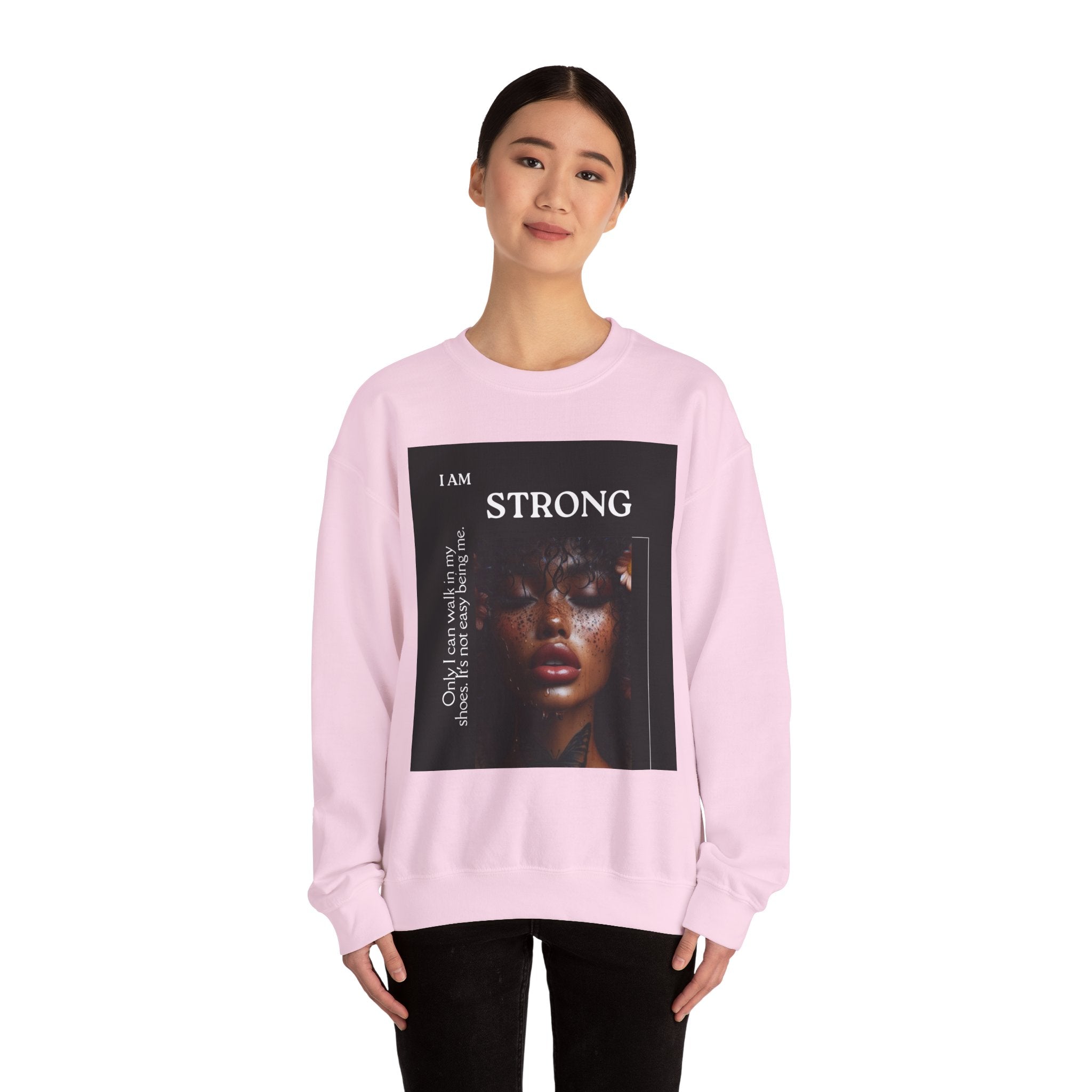 “I Am STRONG” Heavy Blend™ Crewneck