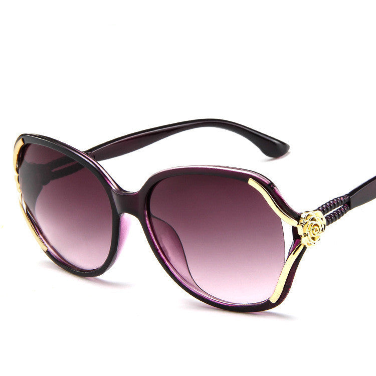 Elegant Rose Sunglasses - Vintage Chic for Women