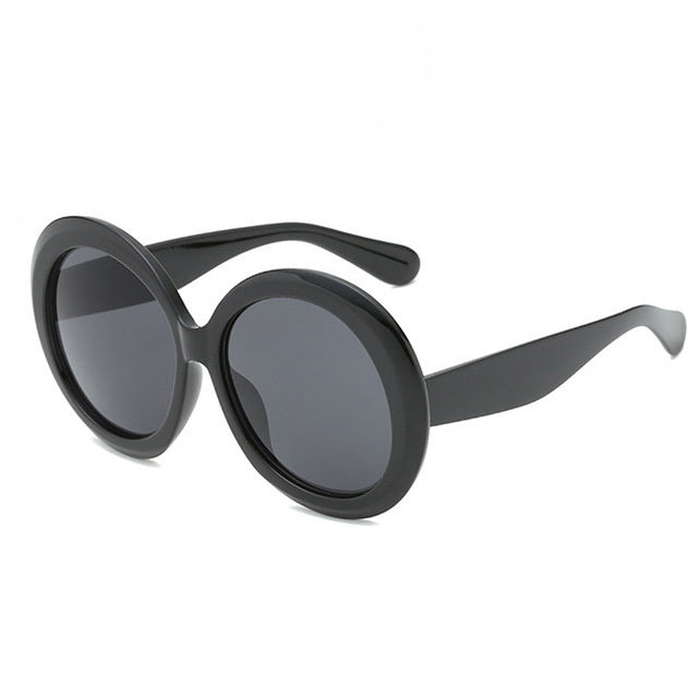 Retro Oversized Round Sunglasses - Unisex Style