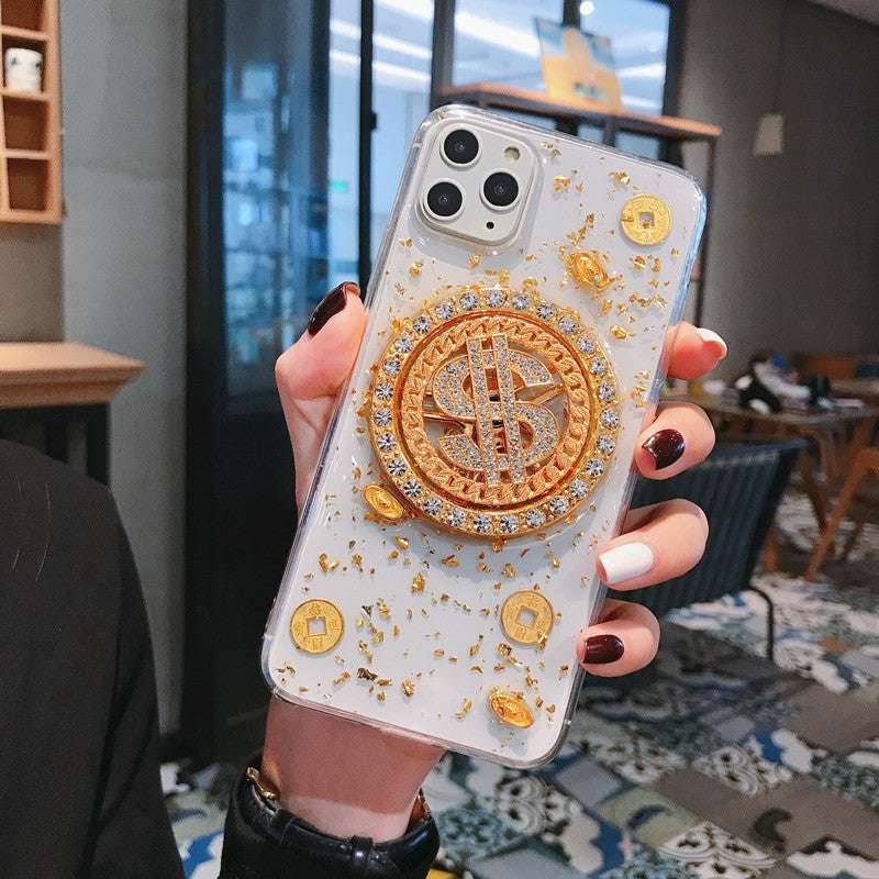 RAMODO "Midas Touch" 3D Diamond Dollar Turnplate Phone Case