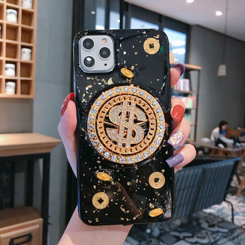 RAMODO "Midas Touch" 3D Diamond Dollar Turnplate Phone Case