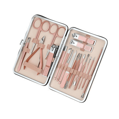 18-in-1 Premium Manicure Pedicure Kit – Elegance & Precision for Perfect Grooming