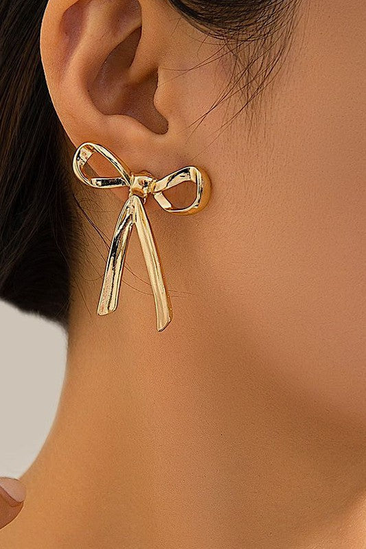 Bow earrings