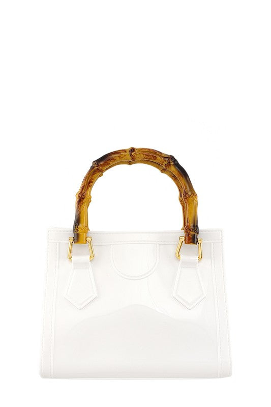 “A Day At The Mall” Bamboo Handle Jelly Bag