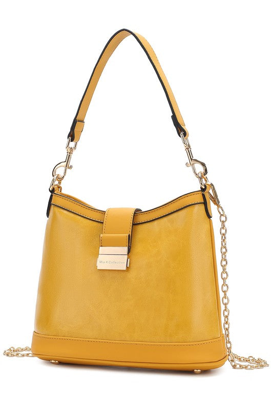 “Pilar” Vegan Leather Shoulder Bag