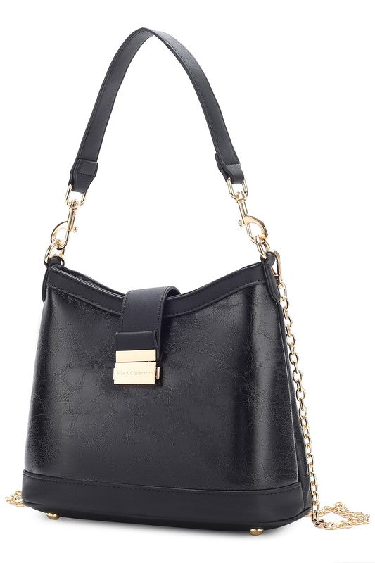 “Pilar” Vegan Leather Shoulder Bag