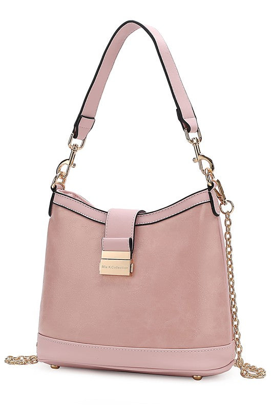 “Pilar” Vegan Leather Shoulder Bag