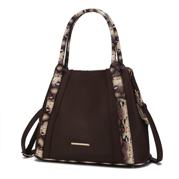 MKF Kenna Snake embossed Tote Bag