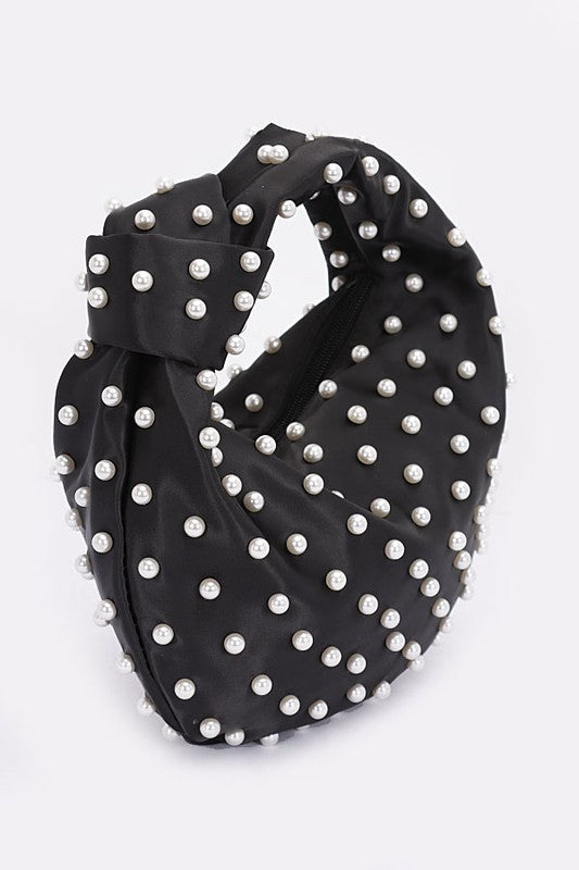 “Pearls on The Rocks” Soft Clutch