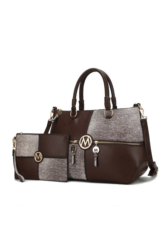 MKF Maji Women's Satchel Bag & wristlet