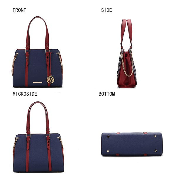 Amy Vegan Leather Women Tote Bag by Mia K