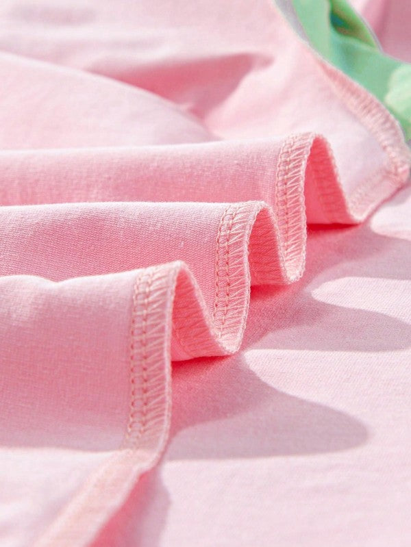 Boho Cotton 90's Color Block Sleeve Loose Fit Top