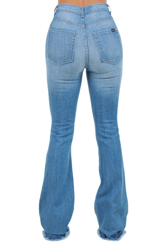 Premium USA Denim Bootcut Jean High Rise