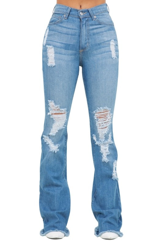 Premium USA Denim Bootcut Jean High Rise