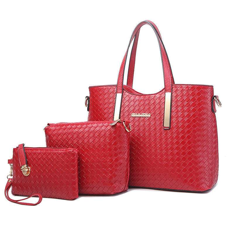 The Versatile Trio - 3-Piece PU Leather Handbag Set