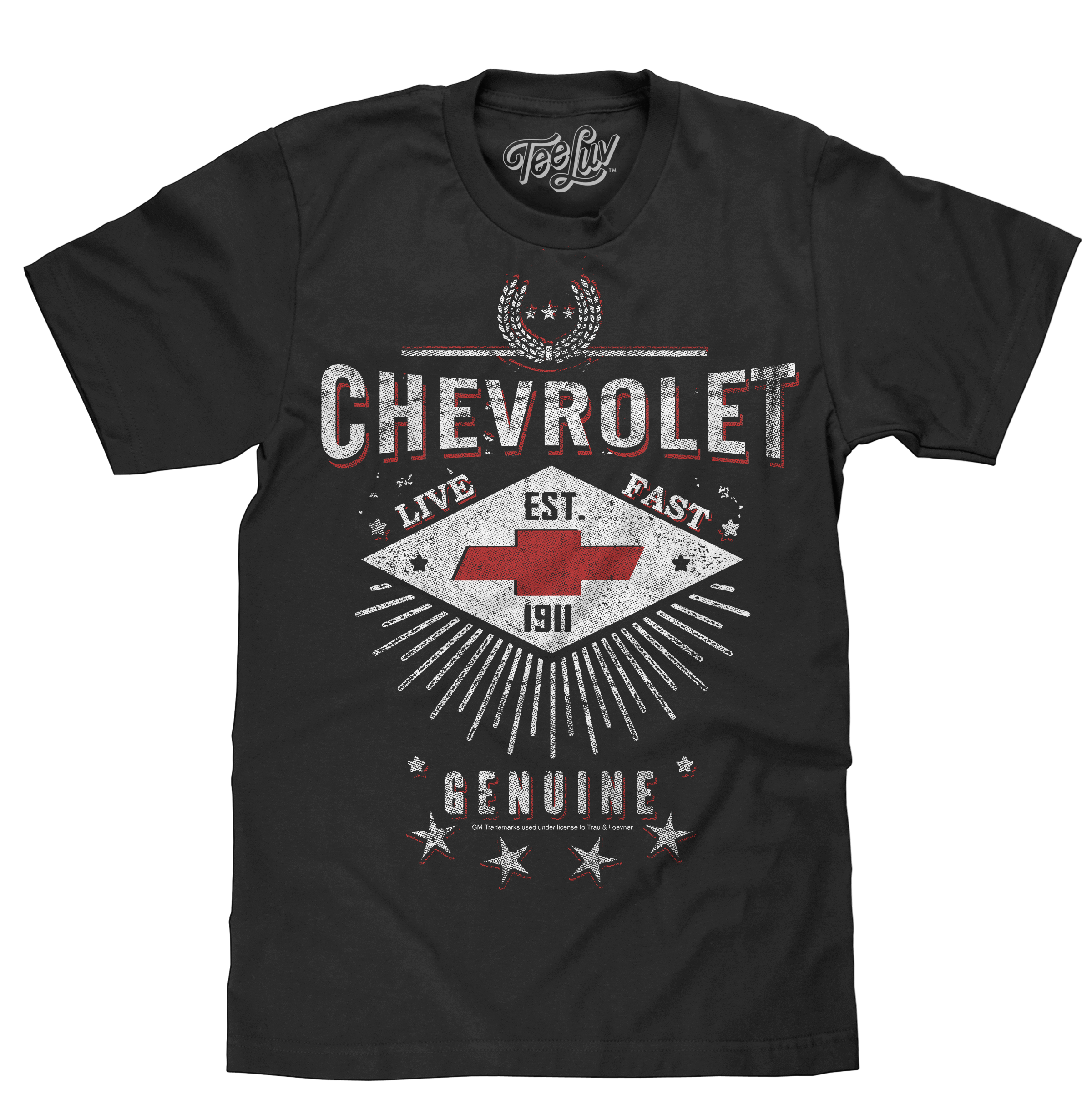 Chevrolet Live Fast T-Shirt - Black