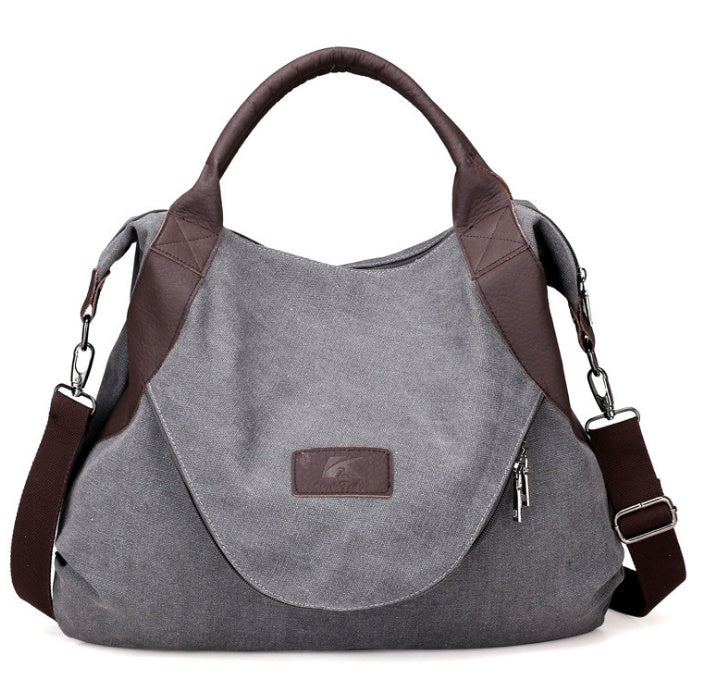 Vintage Canvas Tote Bag: Spacious & Stylish