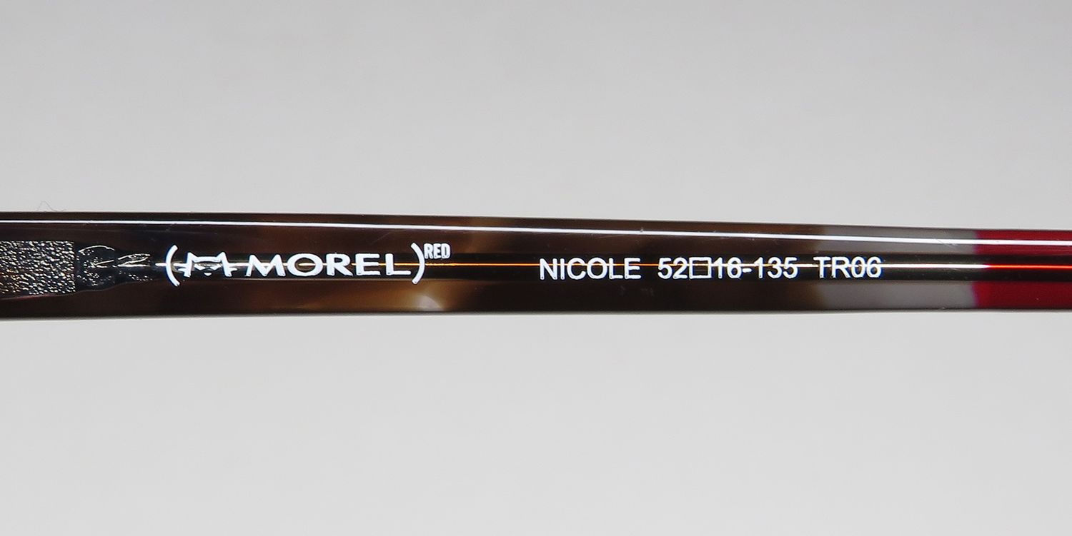 Morel Red Nicole 90038c Eyeglasses