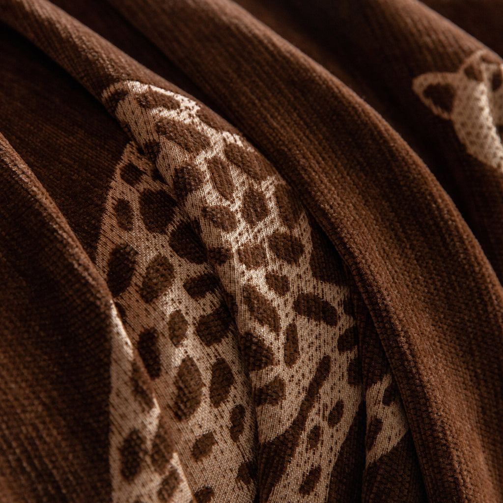 Leopard Sofa Cover Blanket Stylish Furniture Protector Throw for Couches & Loveseats