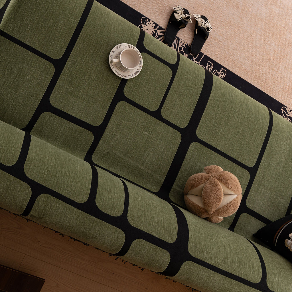 Modern Geometric Sofa Cover Decorative Couch Throw Blanket Furniture Protector