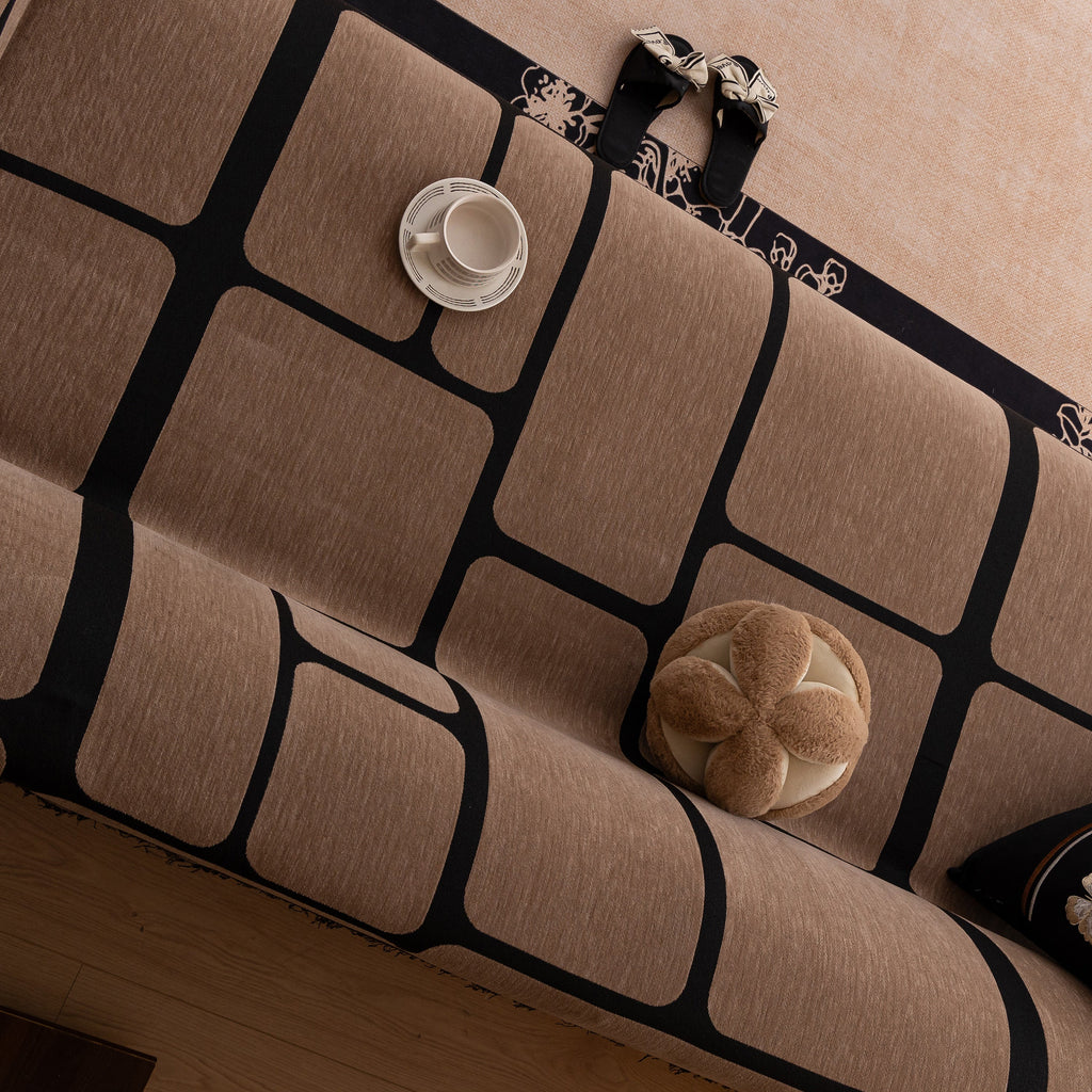 Modern Geometric Sofa Cover Decorative Couch Throw Blanket Furniture Protector