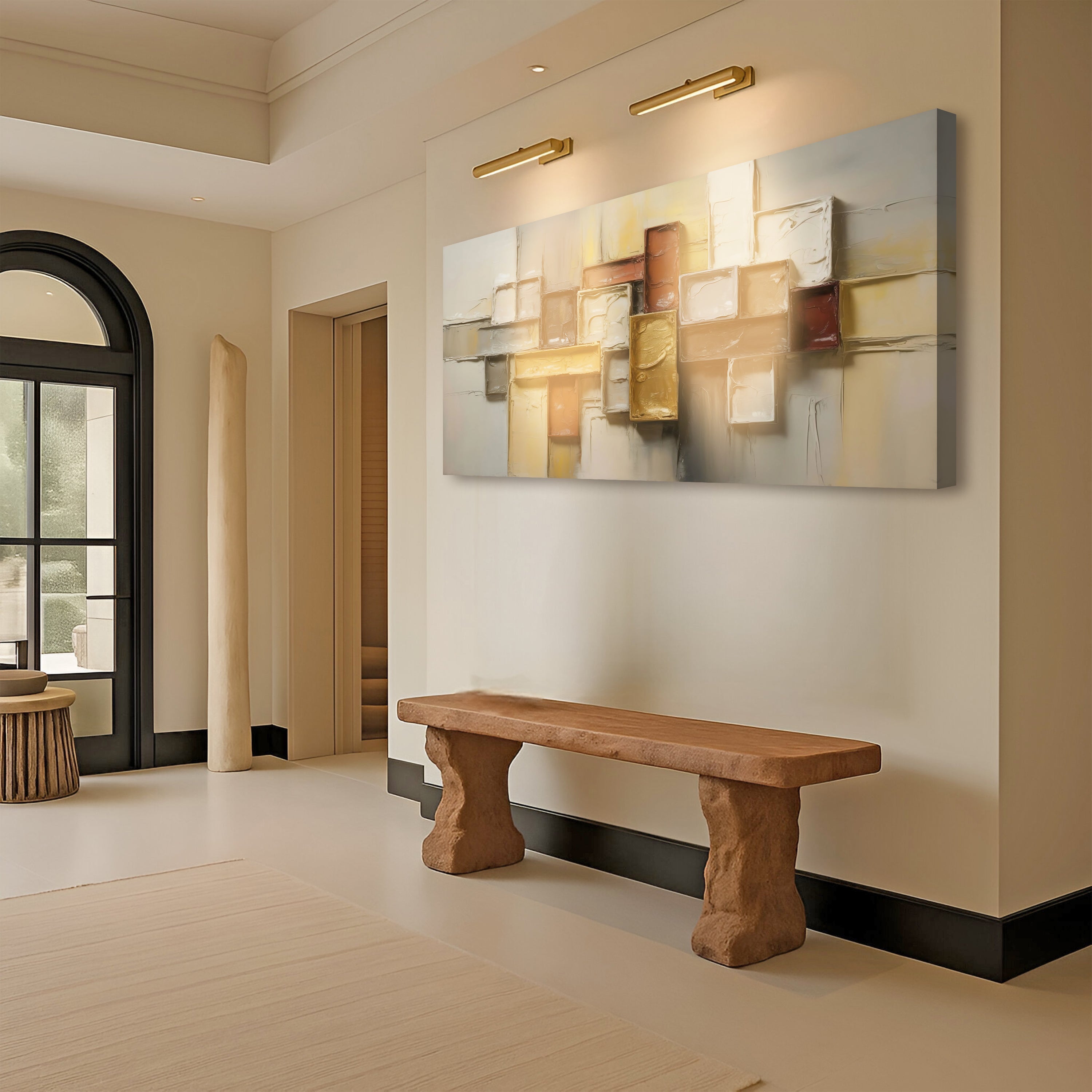 Shape Pattern Minimalist Abstract Wall Art