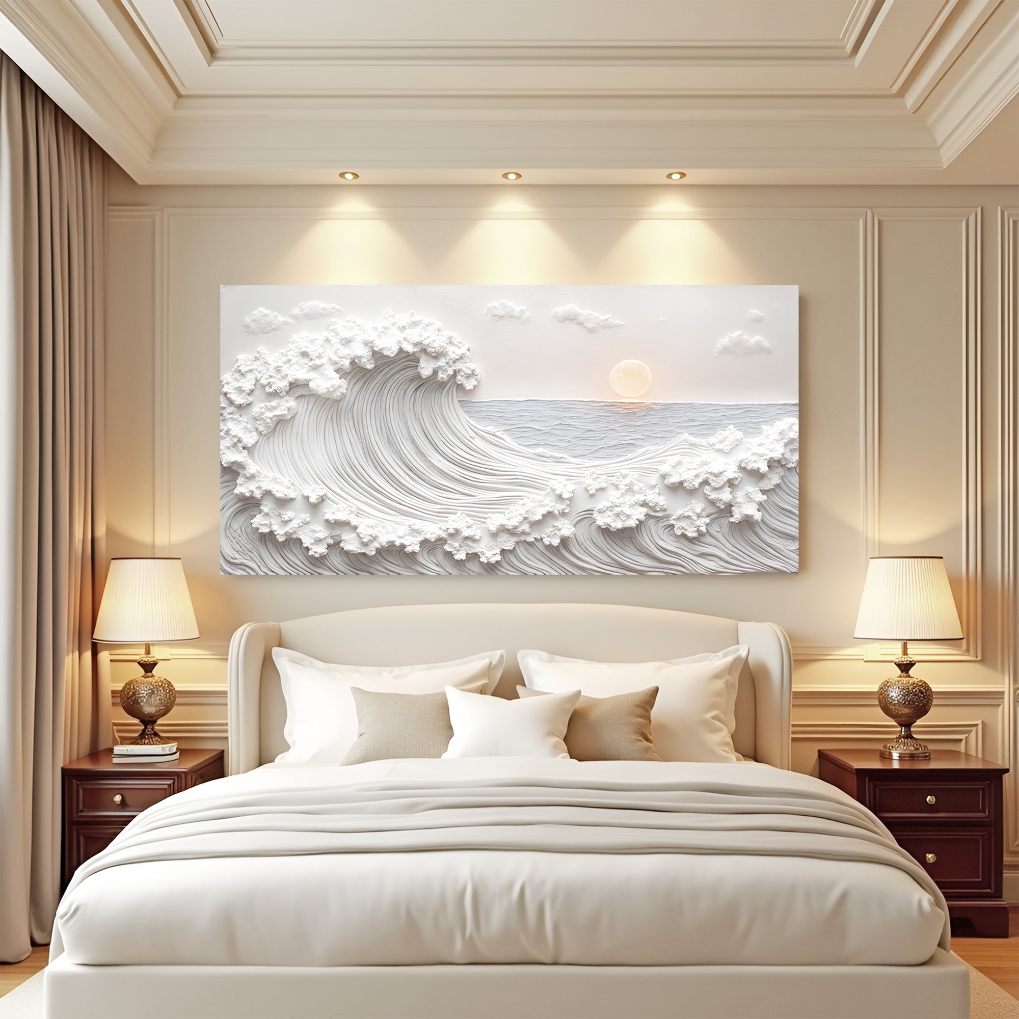 Ocean Waves Abstract Wall Art