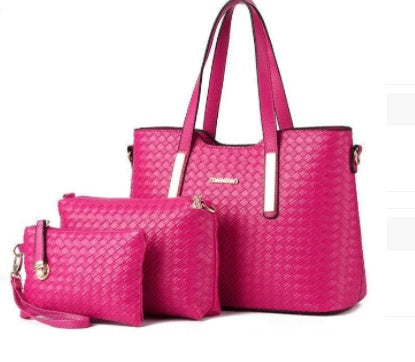 The Versatile Trio - 3-Piece PU Leather Handbag Set