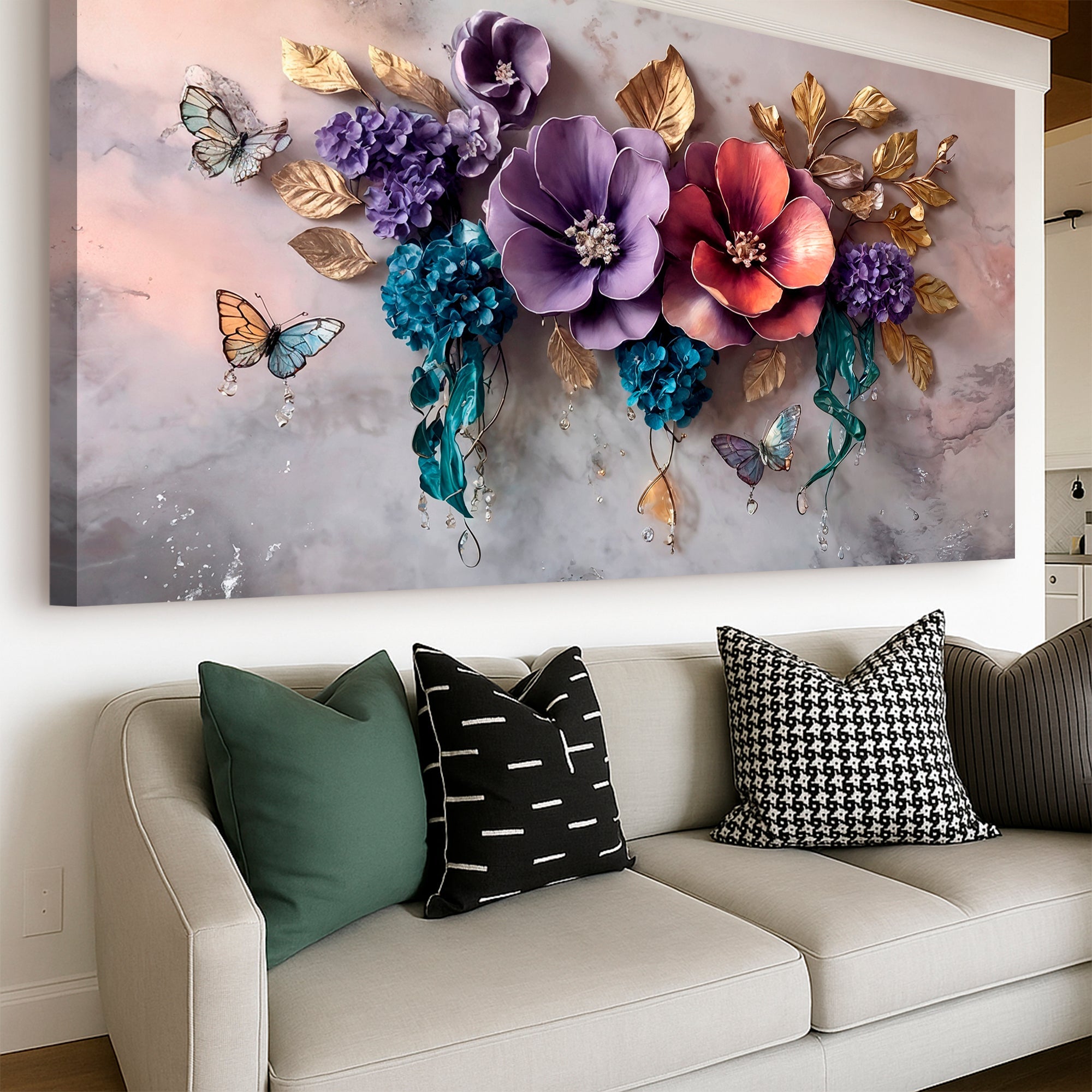 Floral Symphony Wall Art