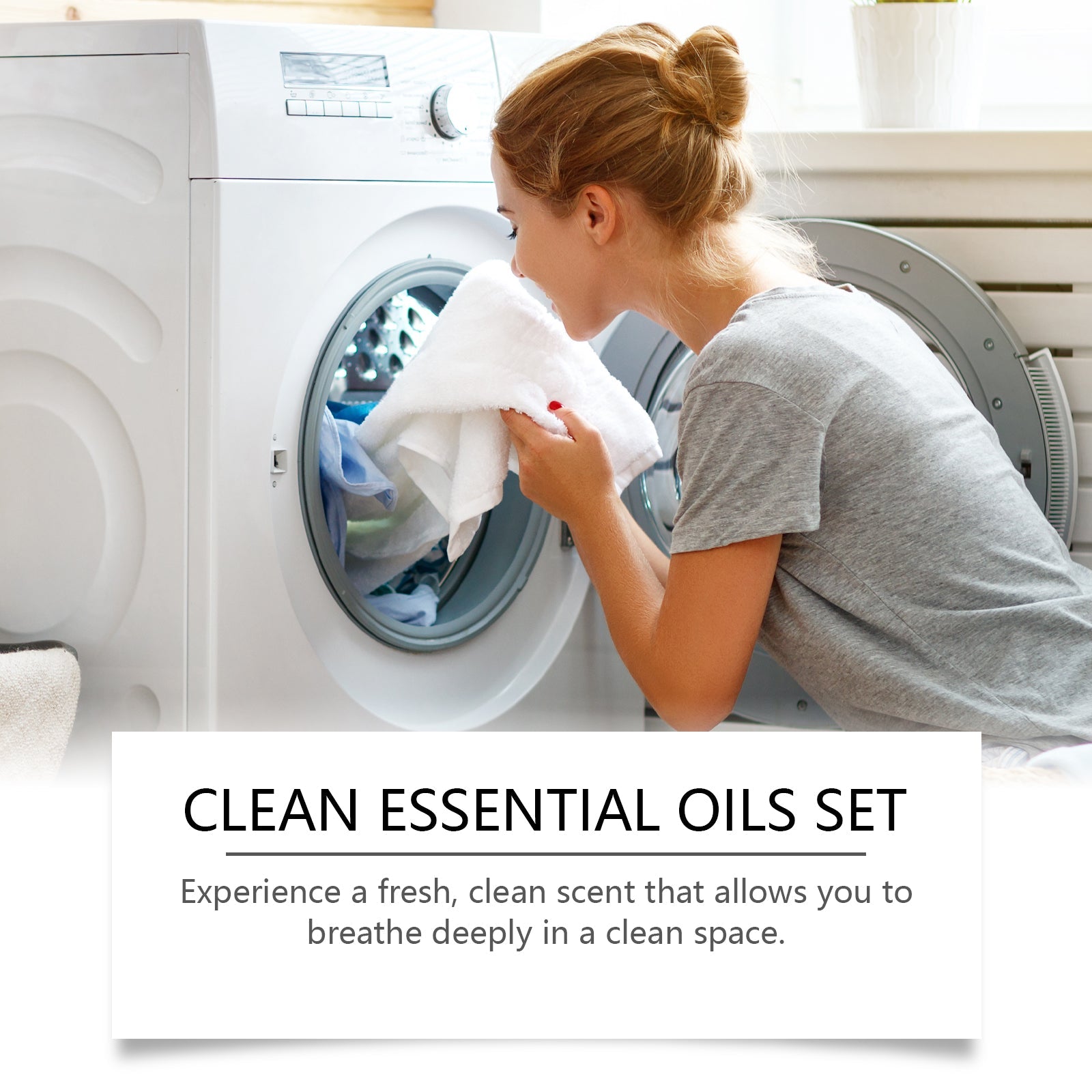 Cleansing Essential Oil Set, Fresh Natural Humidifier Essential Oil Lasting Essential Oil Perfume Oil