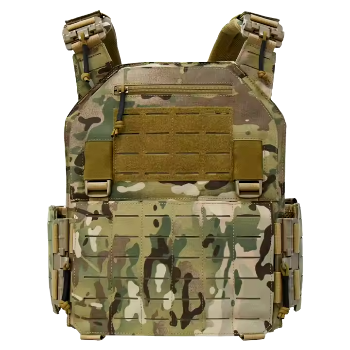 MUCITUP MUCTAC Tactical Plate Carrier Vest 1000D MOLLE Quick Release Multicam