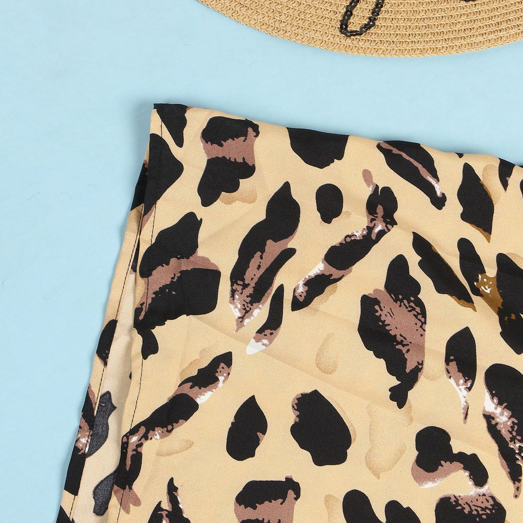 American Large Print Maxi Dress