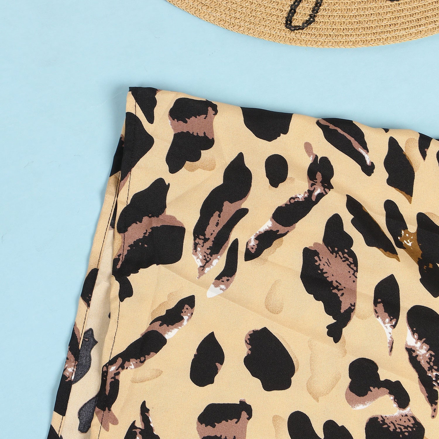 American Large Print Maxi Dress