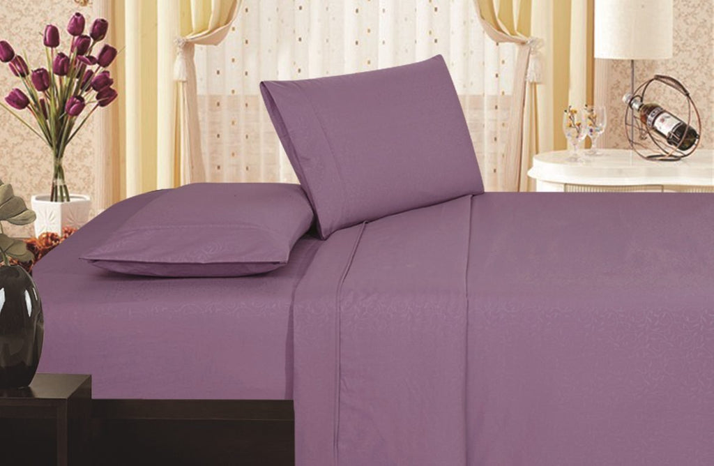 Decor&More 1800 Series Vine Embossed Sheet Set