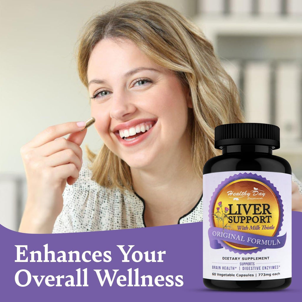 Liver Cleanse and Detox & Repair Formula - Herbal Liver Support Supplement Liver Detox