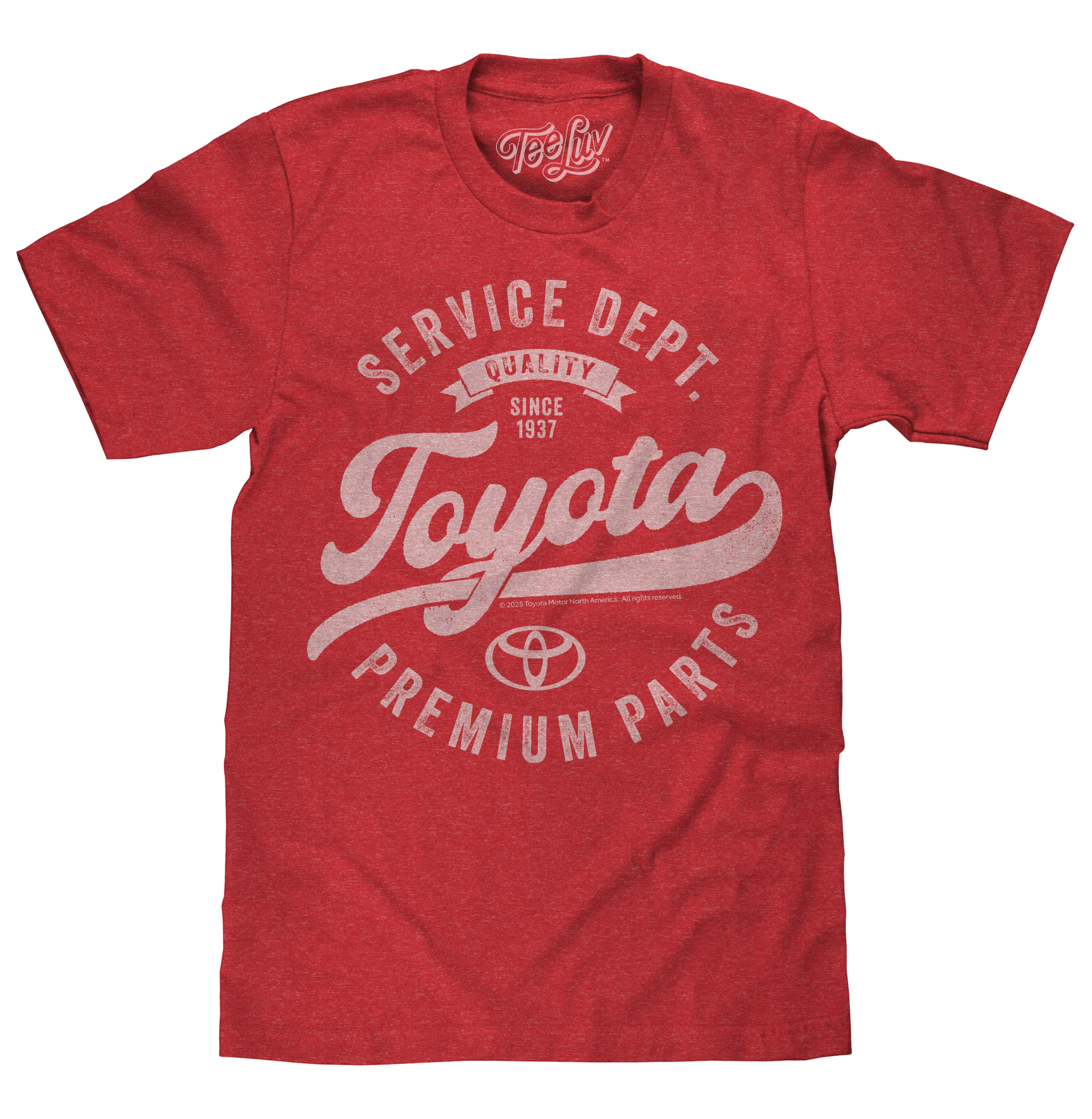 Toyota Service Department Premium Parts T-Shirt - Heather Red