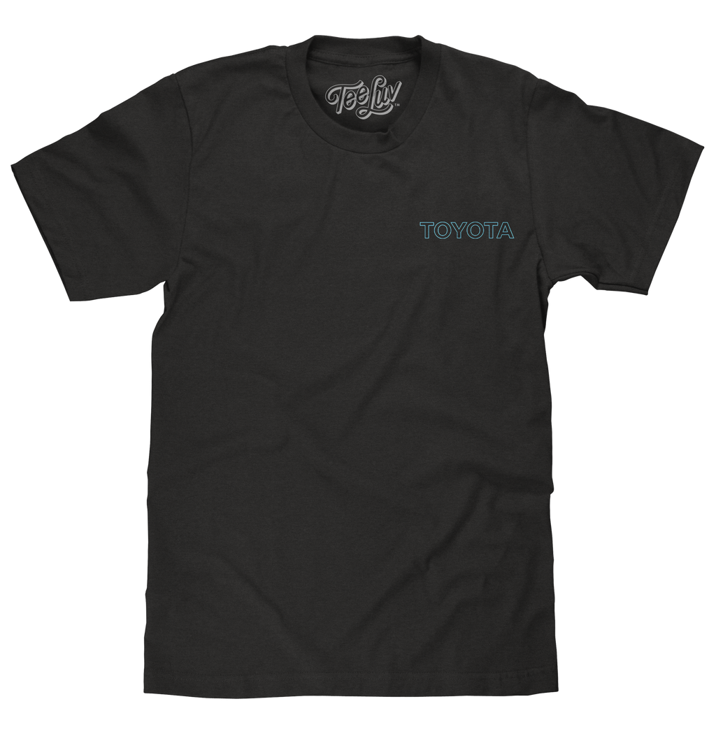 Toyota Supra Double Sided 80s Graphic T-Shirt - Black