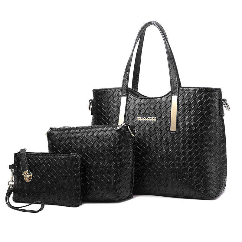 The Versatile Trio - 3-Piece PU Leather Handbag Set