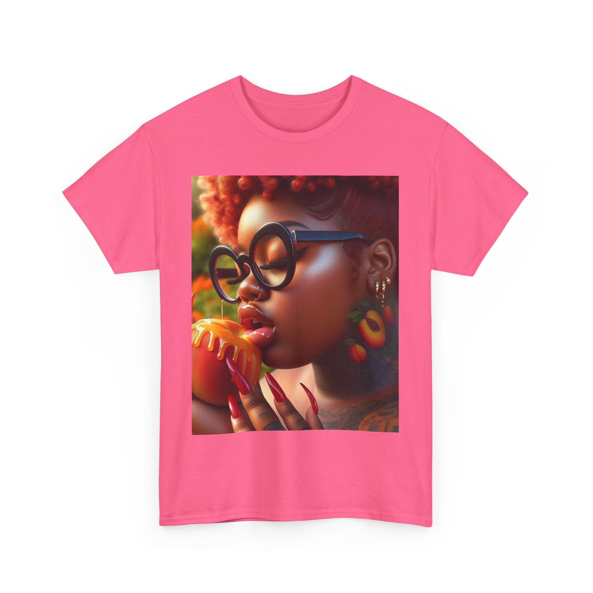 “Georgia Peach” Cotton Graphic Tee