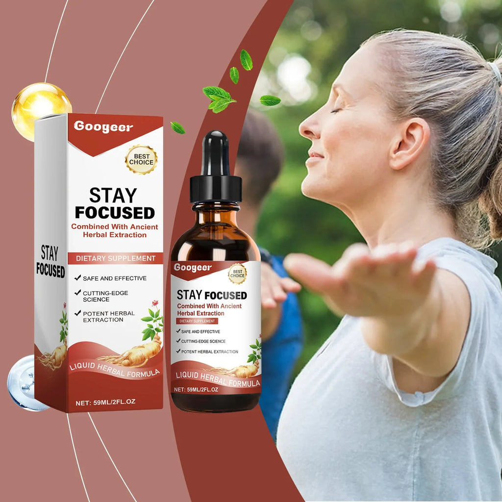 Googeer 59ml Ginseng Extract Drops Dietary Supplement Enhance Energy Immune Relieve Fatigue Herbal Health Entrance Drops