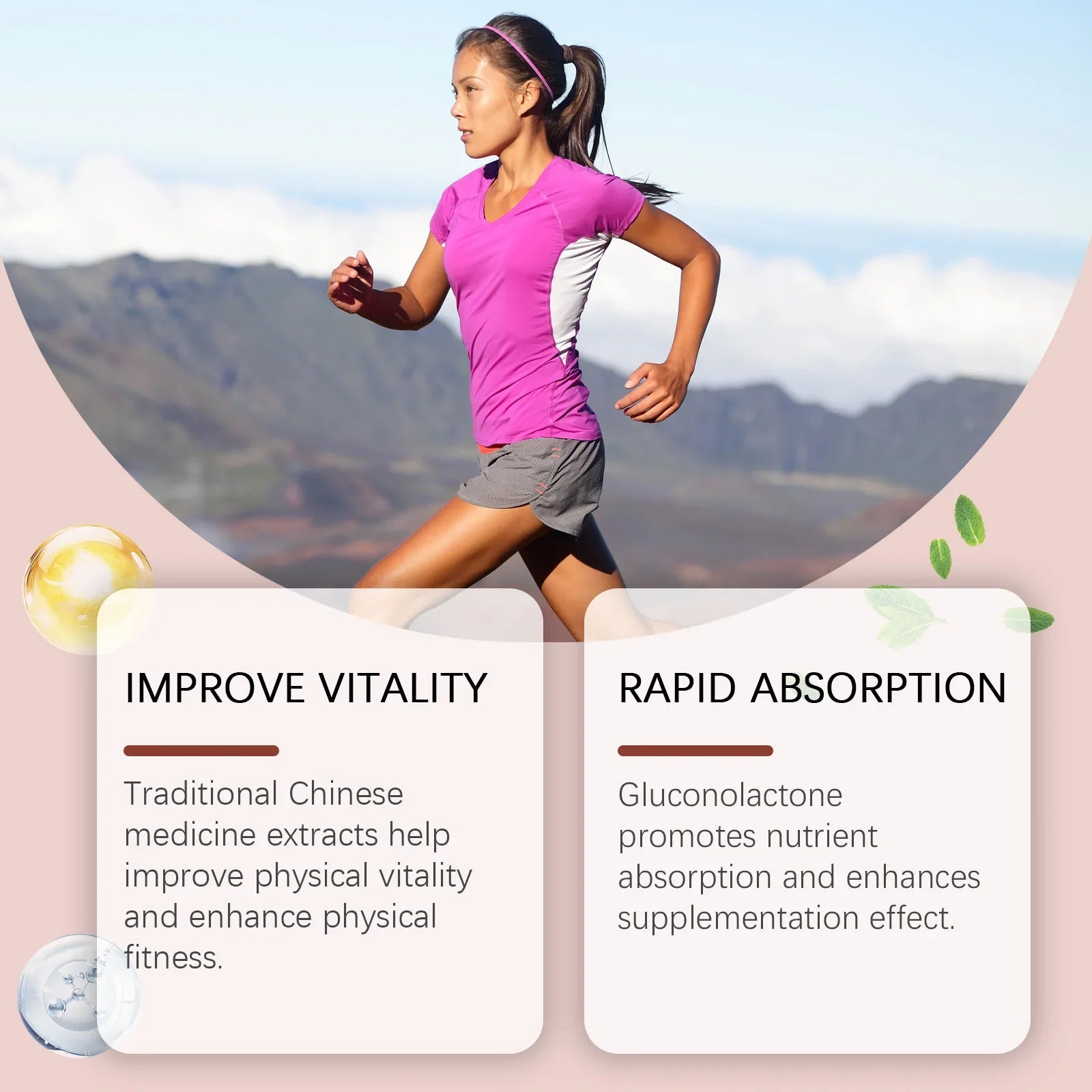 Googeer 59ml Ginseng Extract Drops Dietary Supplement Enhance Energy Immune Relieve Fatigue Herbal Health Entrance Drops