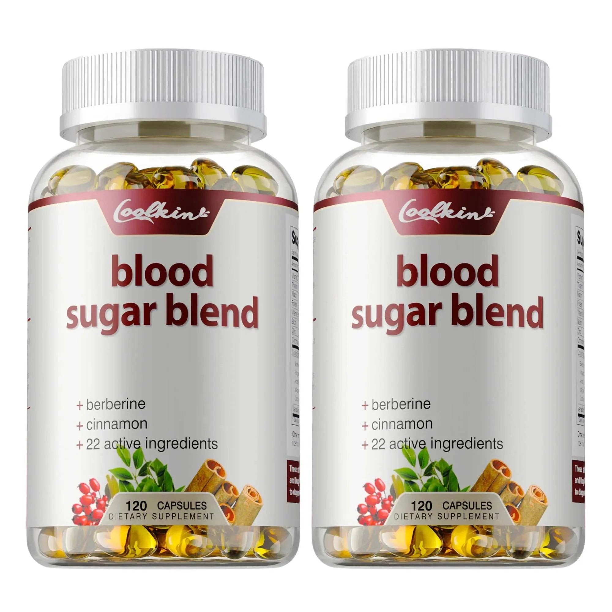 Blood Sugar Blend Capsules - Maintains Healthy Blood Sugar Levels and Supports Heart and Cardiovascular Health - 120 Capsules